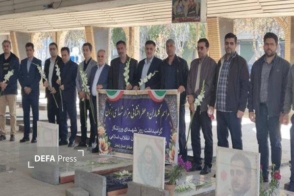 تجدید میثاق جامعه ورزش زنجان با آرمان‌های شهدا