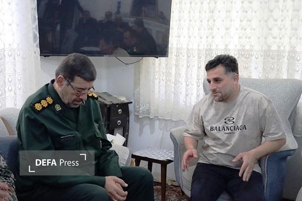 دیدار مدیرکل حفظ آثار و نشر ارزش‌های دفاع مقدس و مقاومت مازندران با ناوسروان «غلامحسین نیا سماکوش» + تصاویر