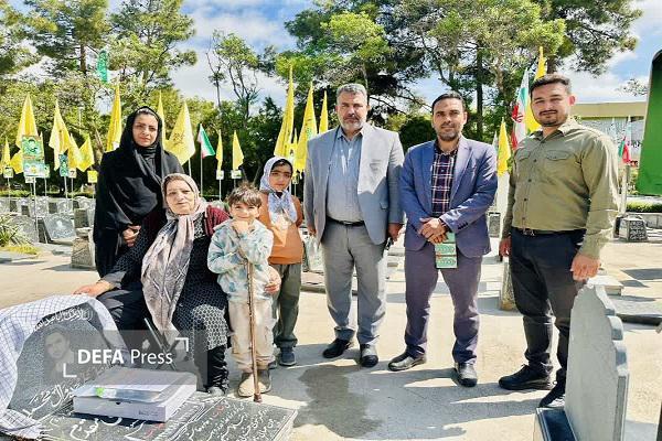 پاسداشت شهید «ناصر سلطانی‌مقدم» در مشهد+ فیلم