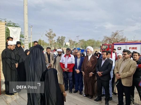 مجتمع دانش‌آموزی هلال احمر شهداد به نام شهید «مصطفی کوزه‌ای» نام‌گذاری شد+تصاویر