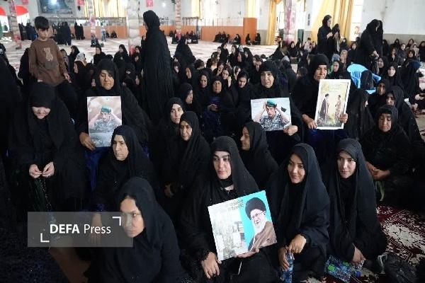 مراسم چهلمین روز شهادت سرهنگ پاسدار شهید «سید اسماعیل یزدان‌منش» در یاسوج