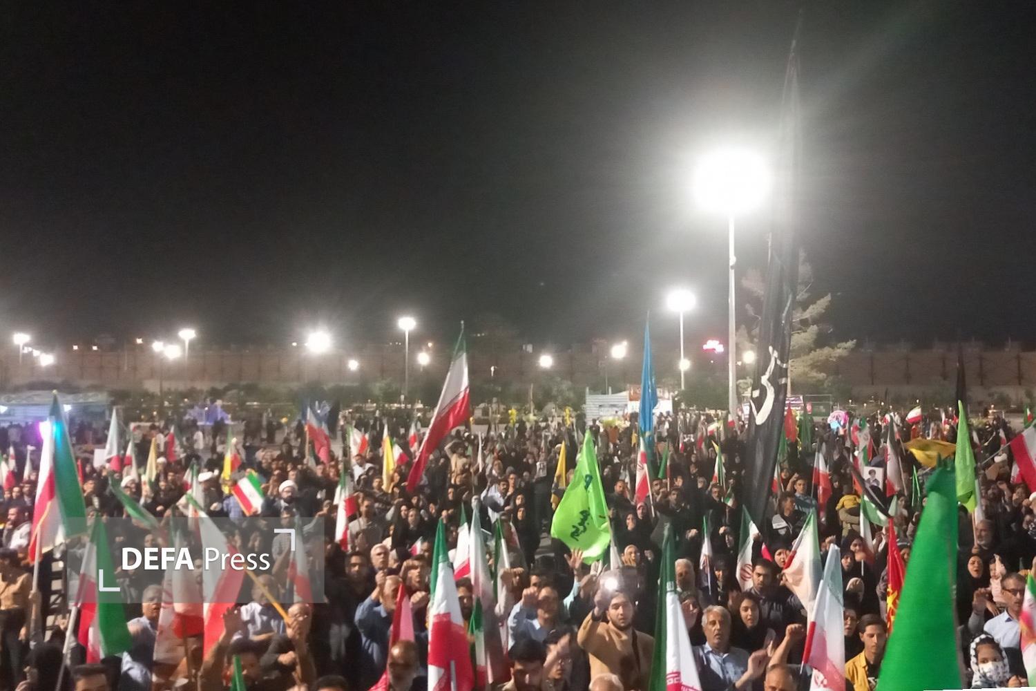 فیلم‌ و تصویر/ پنجاه‌وپنجمین شب خروش ایرانیان