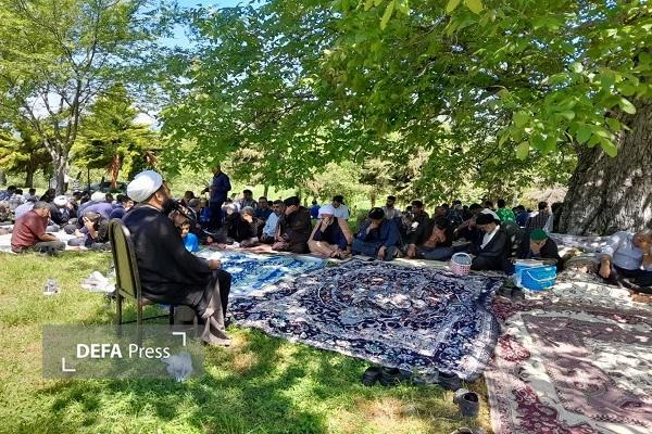 نجوای ایمان در پناهِ یاد شهیدان؛ بازخوانی شکوهِ آئین «قَوِر سر» در روستای ملاخیل+ فیلم