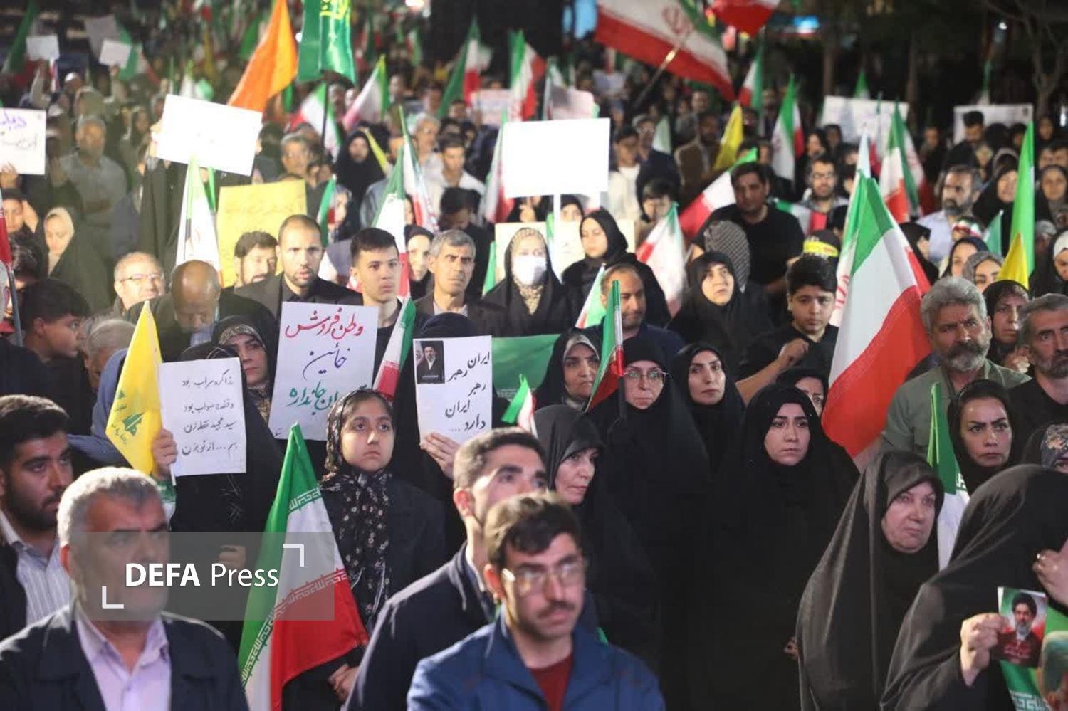 فیلم‌ و تصویر/ پنجاه‌وپنجمین شب خروش ایرانیان