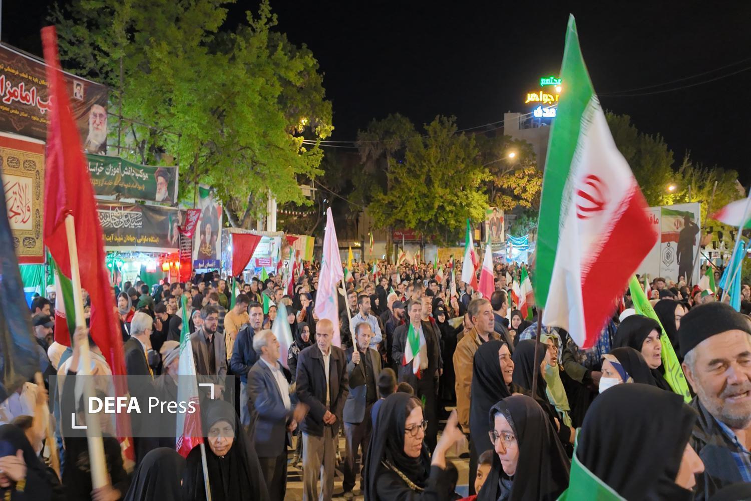 فیلم‌ و تصویر/ پنجاه‌وپنجمین شب خروش ایرانیان