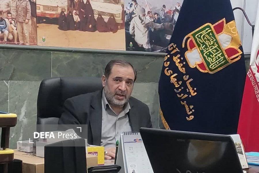 معاون بنیاد حفظ آثار و نشر ارزشهای دفاع مقدس و مقاومت از اداره جنوب غرب تهران بازدید کرد