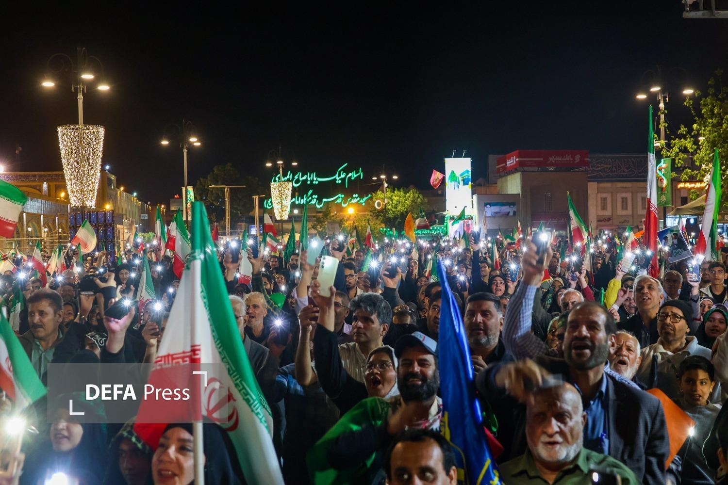 فیلم‌ و تصویر/ پنجاه‌وپنجمین شب خروش ایرانیان