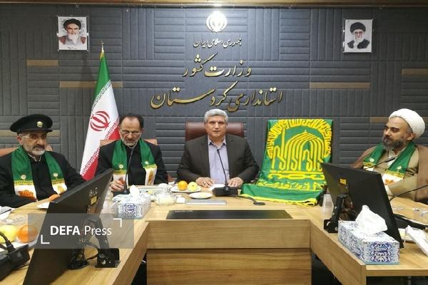 حضور پرچم رضوی پیام‌آور وحدت و قدردانی از مجاهدت‌ها در کردستان است