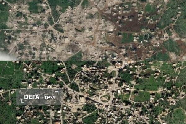 مستندنگاری ماهواره‌ها از جنایات اسرائیل در جنوب لبنان