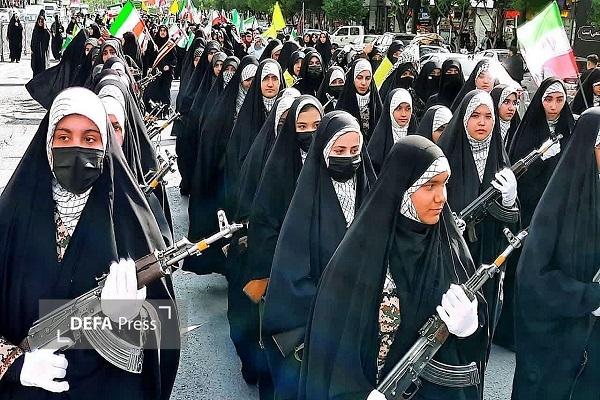 رزمایش اقتدار نوجوان مبارز در مشهد برگزار شد