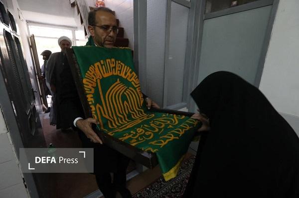 دلجویی خادمان آستان قدس رضوی از خانواده «شهید سلطانی»+ تصاویر
