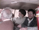 مرحوم علامه سید مرتضی عسکری- در بازدید از مناطق جنگی
