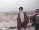 مرحوم علامه سید مرتضی عسکری- در بازدید از مناطق جنگی