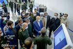 حضور دکتر محمدباقر قالیباف در نمایشگاه دائمی توانمندی‌های راهبردی نیروی هوافضای سپاه