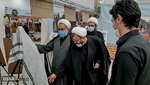 بازدید حجت الاسلام و المسلمین مصلحی از نمایشگاه دفاع مقدس