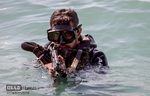 عملیات غواصی کارکنان تیپ ۶۵ نوهد نزاجا در سواحل مکران