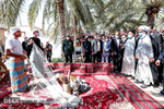 حضور رئیس جمهور در جمع عشایر و بازدید از نمایشگاه صنایع دستی دلوار