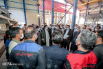 بازدید رئیس جمهور از کارخانه در حال ساخت کاغذ زاگرس فارس
