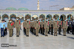 حضور فرمانده کل ارتش در صبحگاه مشترک «عهد سربازی» نیرو‌های مسلح استان قم در مسجد جمکران