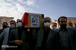 مراسم تشییع و تدفین جانباز شهید جواد رجب‌پور