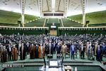 نشست مشترک رئیس مجلس شورای اسلامی با حضور رئیس قوه قضاییه و اعضای شورای عالی قضایی