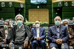 نشست مشترک رئیس مجلس شورای اسلامی با حضور رئیس قوه قضاییه و اعضای شورای عالی قضایی