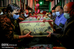 مراسم تشییع پیکر شهید گمنام در ستاد مبارزه با مواد مخدر ریاست جمهوری