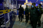 بازدید مدیران بنیاد حفظ آثار و نشر ارزش‌های دفاع مقدس از نمایشگاه در لباس سربازی