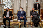 دیدار رئیس مجلس ایران با رئیس مجلس نمایندگان عراق