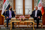 دیدار رئیس مجلس ایران با رئیس مجلس نمایندگان عراق