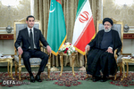 دیدار رؤسای جمهور ایران و ترکمنستان