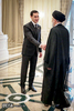 دیدار روسای جمهور ایران و ترکمنستان