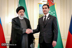 دیدار روسای جمهور ایران و ترکمنستان