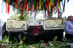 مراسم تشییع دو شهید گمنام در وزارت ورزش
