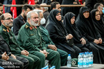 مراسم تشییع و وداع با پیکر پنج شهید مدافع حرم در میدان امام حسین (ع)