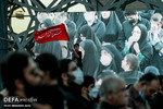 مراسم تشییع و وداع با پیکر پنج شهید مدافع حرم در میدان امام حسین (ع)