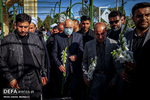 رئیس‌مجلس در گلزار شهدای شهر همدان