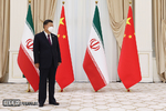 دیدار روسای جمهور ایران و چین