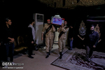 وداع با پیکر مطهر شهید مدافع امنیت حسین تقی‌پور در معراج شهدای تهران