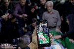 وداع با پیکر مطهر شهید مدافع امنیت حسین تقی‌پور در معراج شهدای تهران