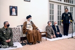 دیدار تعدادی از فرماندهان نیروی دریایی ارتش با امام خامنه‌ای