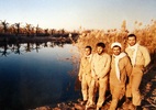 شهید صادق گنجی - نفر دوم از سمت راست
