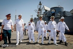 بازدید فرمانده نیروی دریایی روسیه از منطقه یکم نیروی دریایی ارتش در بندرعباس