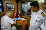 بازدید فرمانده نیروی دریایی روسیه از منطقه یکم نیروی دریایی ارتش در بندرعباس