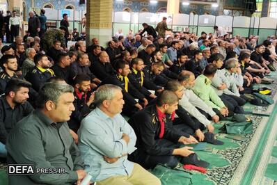 تصاویر/ مراسم ترحیم شهید والامقام حسن آقایی، شهید حمله تروریستی اسراییل سفاک