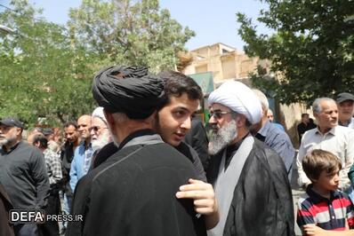 مراسم تشیع شهید والامقام؛ سردار محمود موسویان در شهر نراق