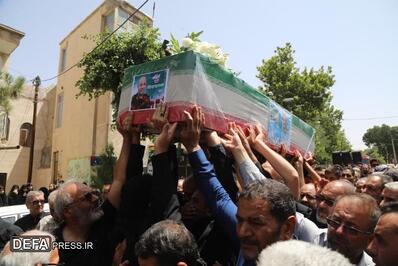 مراسم تشیع شهید والامقام؛ سردار محمود موسویان در شهر نراق