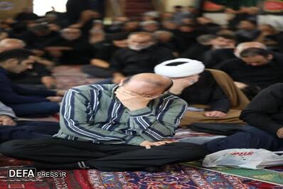 مراسم شب هفت سرتیپ دوم پاسدار شهید والامقام موسویان عصر امروز شهر ناراق مسجد جامع