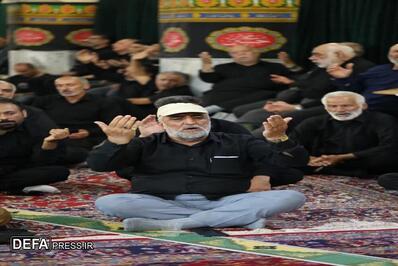 مراسم شب هفت سرتیپ دوم پاسدار شهید والامقام موسویان عصر امروز شهر ناراق مسجد جامع