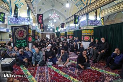 مراسم شب هفت سرتیپ دوم پاسدار شهید والامقام موسویان عصر امروز شهر ناراق مسجد جامع